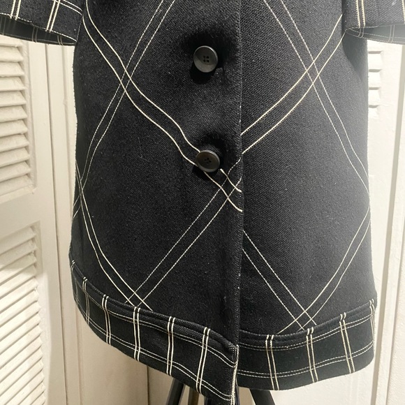 ASO BLAIR WALDORF DVF PLAID COAT 8 - Picture 11 of 13